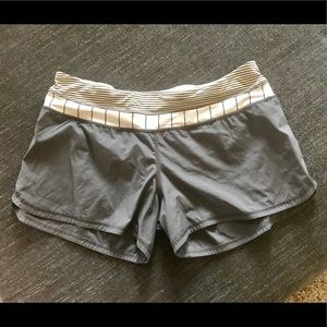 Lululemon gray, cream, & neon short; size 12